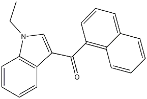 Molecular Structure of 209414-05-1 ((1-Ethyl-1H-indol-3-yl)-naphthalen-1-yl-methanone)